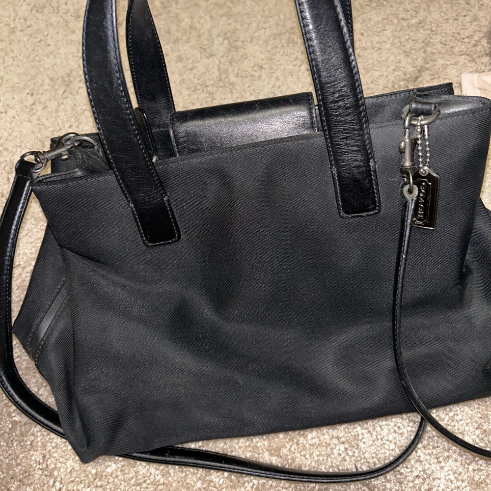Black Coach Tote bag